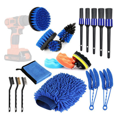 20pcs Manufacture Scrubber Plastic Car Wash Brush Kit Για το σύνολο πλύσης αυτοκινήτων