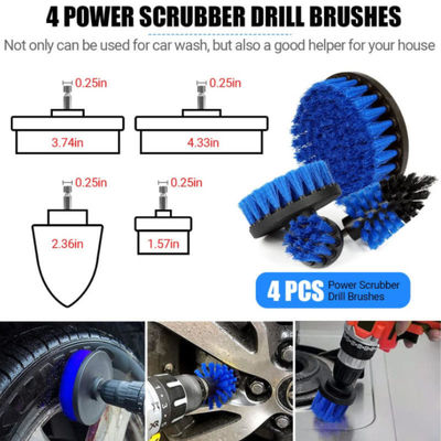 20pcs Manufacture Scrubber Plastic Car Wash Brush Kit Για το σύνολο πλύσης αυτοκινήτων
