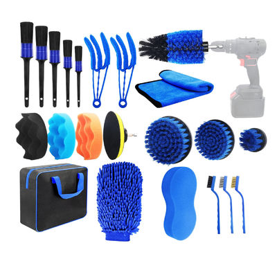 22pcs Car Drill Clean Brush Attachment για το εσωτερικό πλύσιμο ελαστικών αυτοκινήτων