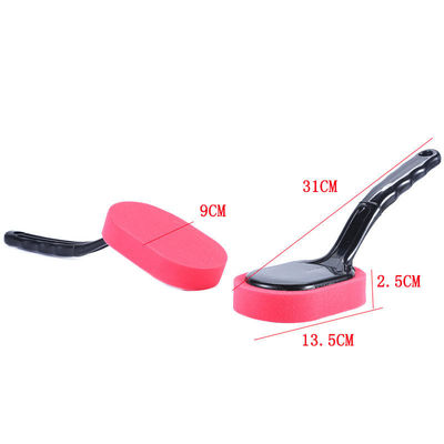 Προσαρμοσμένο λογότυπο Car Foam Brush Microfiber Wheel Brush Applicator Polishing Sponge