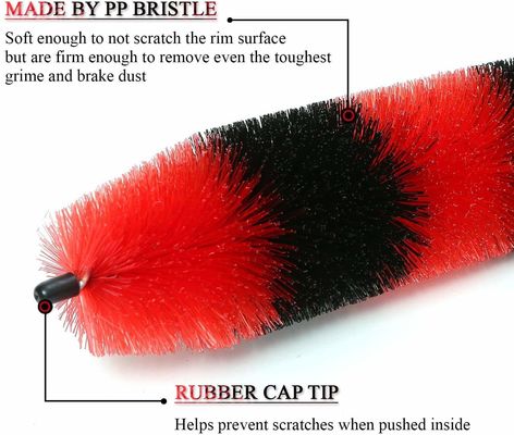 Ελαστικό αυτοκινήτου Ρίχτης Woollyworm Brush Alloy Brush Εργαλείο Απολύμανσης