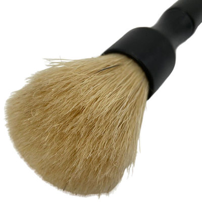 Φυσικό γουρούνι μαλλιά διακομιστής αυτοκινήτου λεπτομερή βούρτσα 2pcs