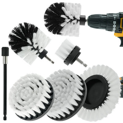 7Pcs Power Scrubber Attachments Drill Brush Set with Extension Rod Για οικιακό καθαρισμό