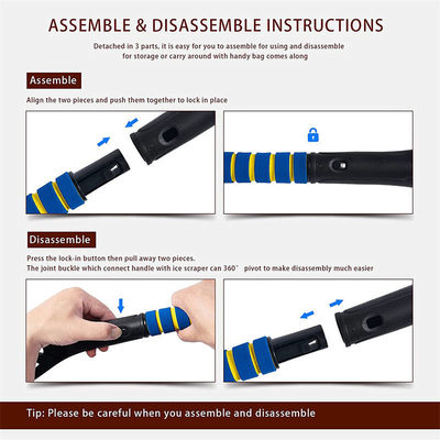 6 ιντσών επεκτάσιμο παρμπρίζ χιονιστήρα για φορτηγά