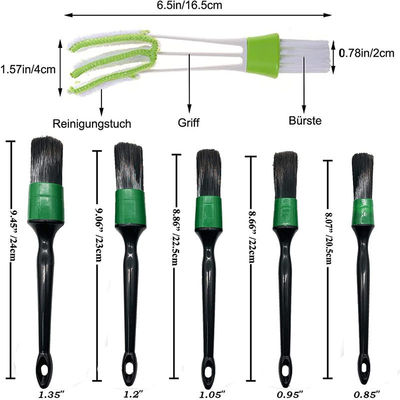 Πράσινο 11Pcs Bristle Καθαριστήριες Φύρες Καθαριστήριες Φύρες για Κλιματιστικό
