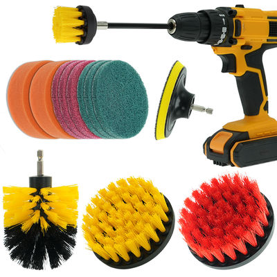 Exw Price 14Pcs Set Βούρτσας Βούρτσας Καθαρισμός Κουζίνα Power Scrubber Set