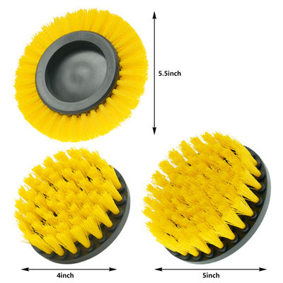3pcs Μεσαία σκληρότητα βούρτσας τρυπάνι Power Scrubber Set με εύκολη προσκόλληση στο τρυπάνι