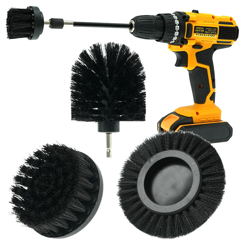 Προσαρμοσμένο Power Cleaning Drill Scrub Brush Grout Cleaning Brush Για τρυπάνι