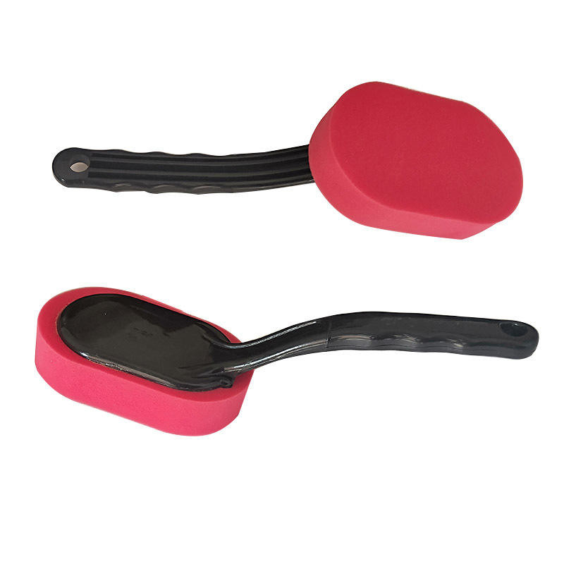 Προσαρμοσμένο λογότυπο Car Foam Brush Microfiber Wheel Brush Applicator Polishing Sponge