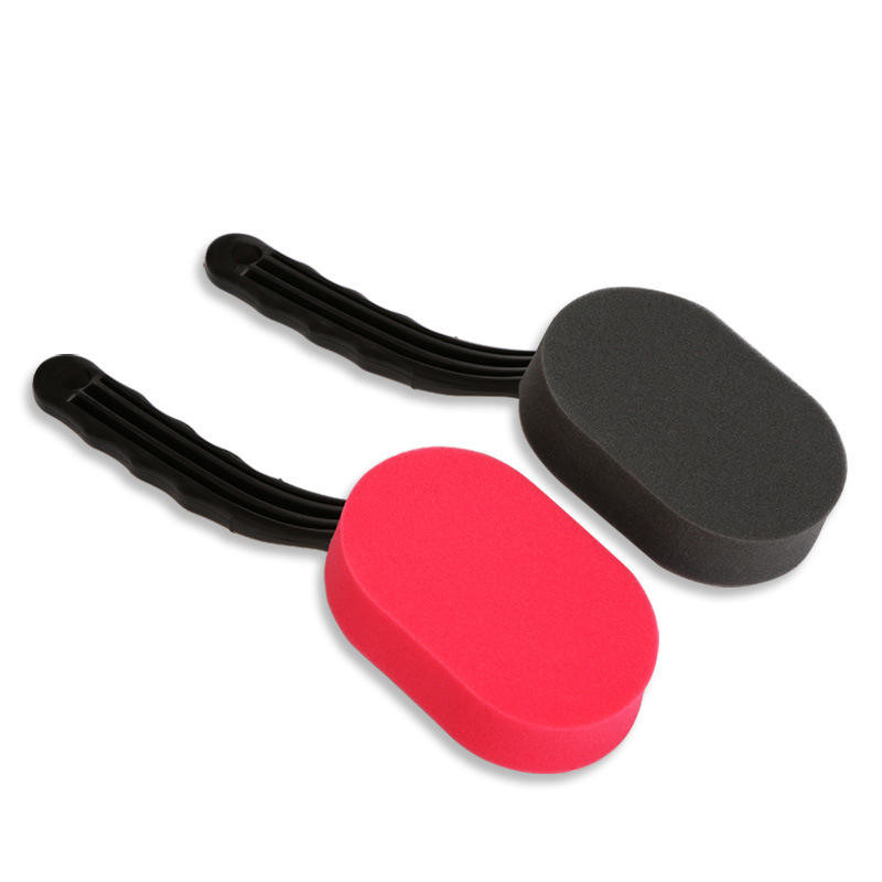 Προσαρμοσμένο λογότυπο Car Foam Brush Microfiber Wheel Brush Applicator Polishing Sponge
