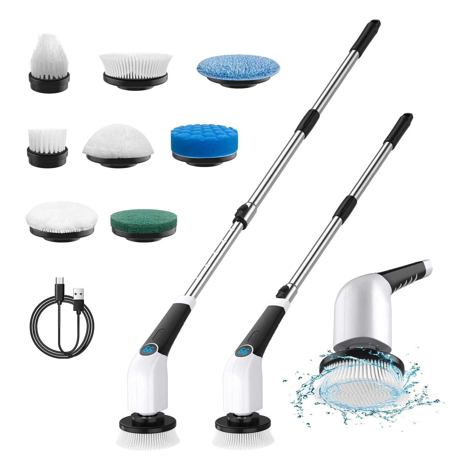 OEM δαπέδα LiIon Ηλεκτρική βούρτσα καθαρισμού Turbo Scrubber για οικιακή χρήση